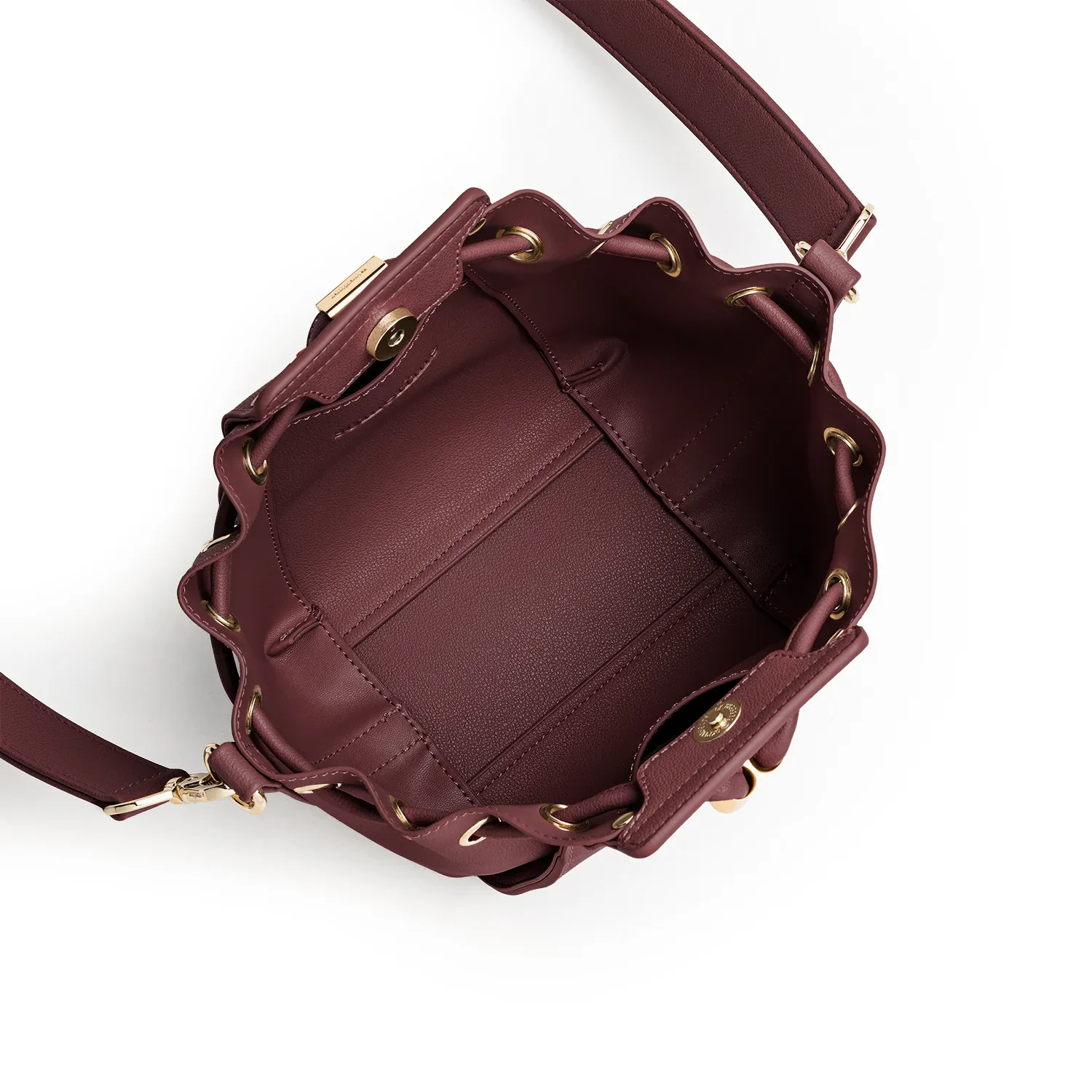 ESBUCKET MINI BUCKET BAG - BLOOD RED